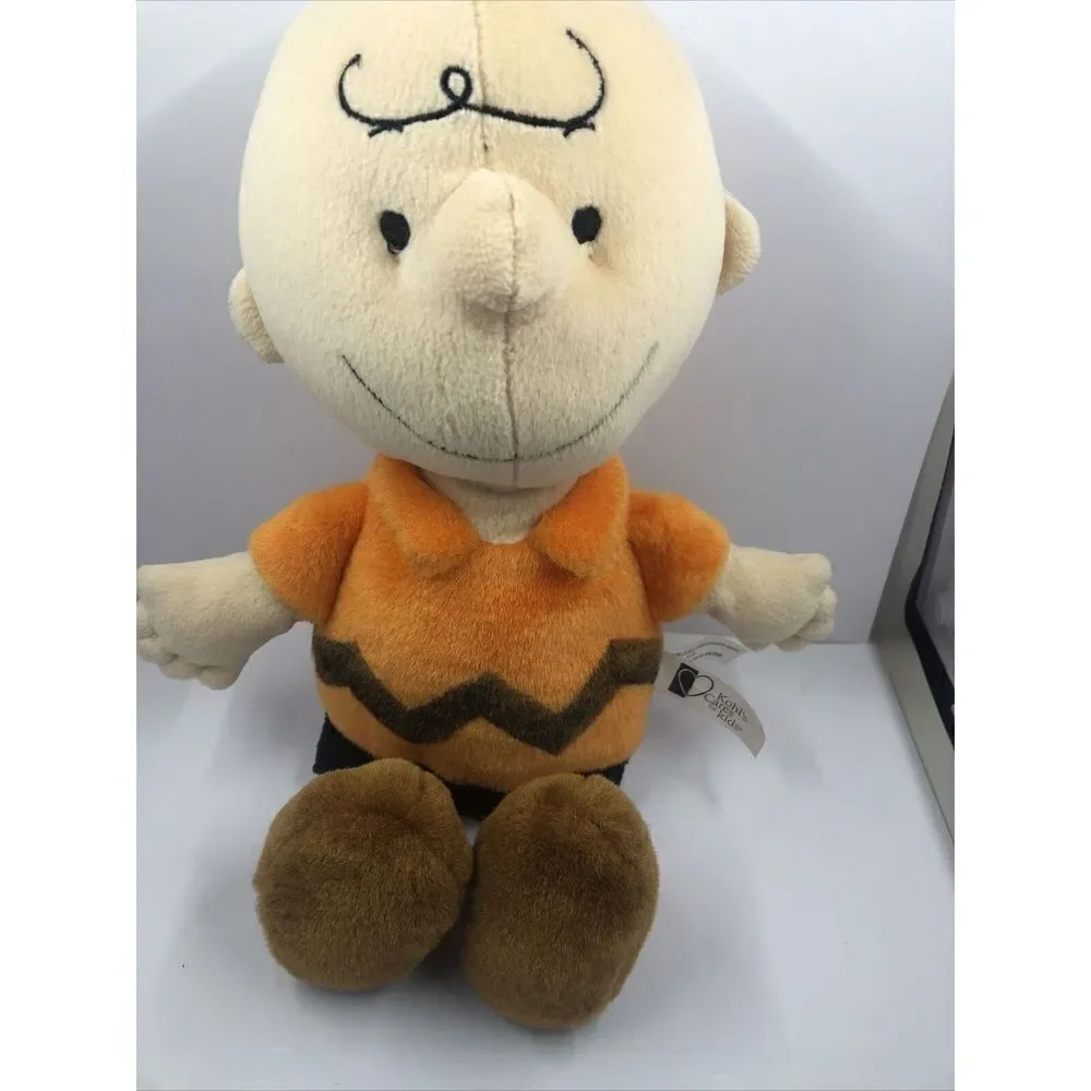 Peanuts Charlie Brown Kohl’s Cares Plush Stuffed 12” Tall - ORANGE SHIRT